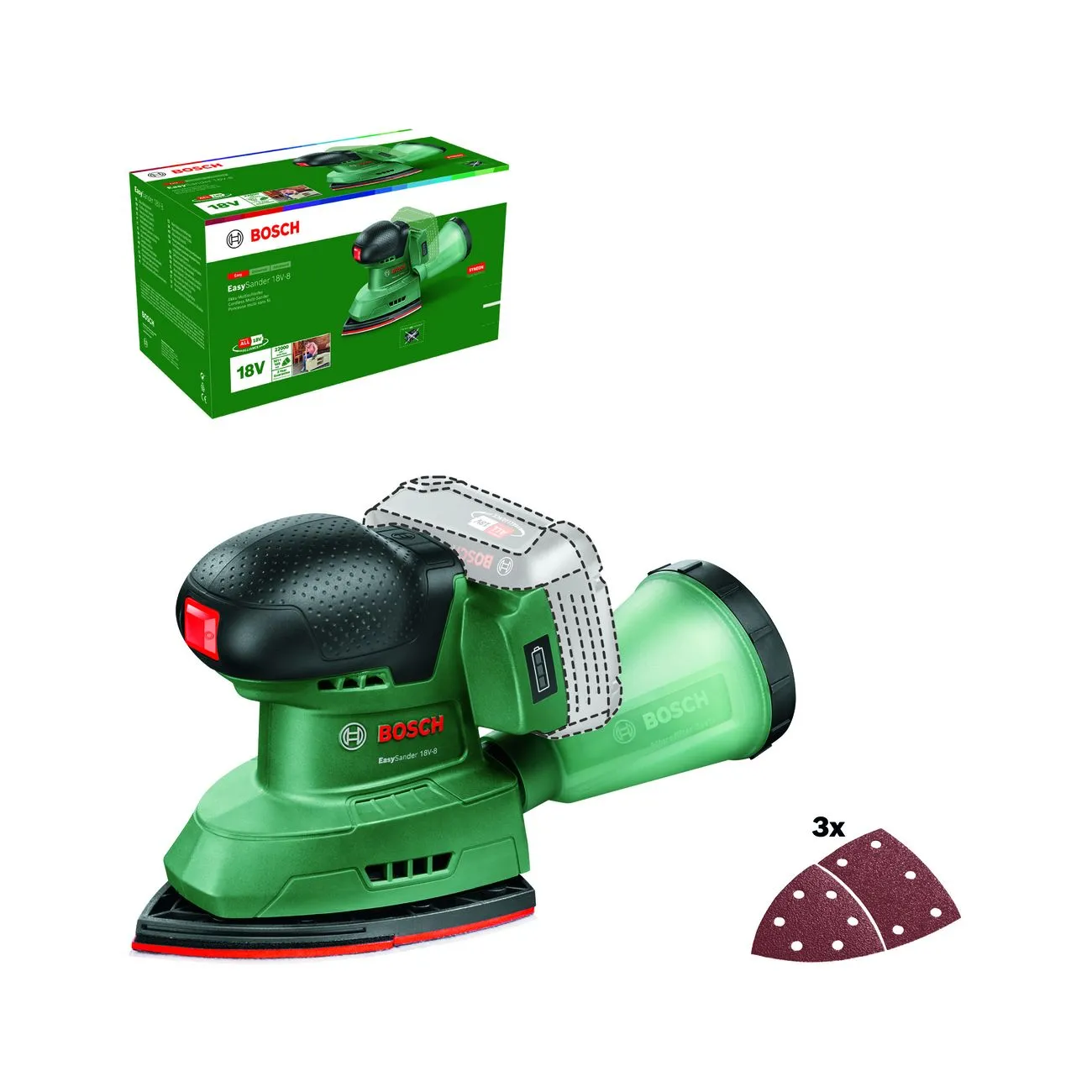 Amoladora Delta Bosch EasySander 18V-8 » Rotopino.es 3 Amoladora Delta Bosch EasySander 18V-8 » Rotopino.es