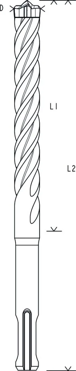 Broca De Impacto SDS Plus-7X 18x550x600mm Bosch » Rotopino.es -Ofertas Bosch Tienda broca de impacto sds plus 7x 18x550x600mm bosch 105056