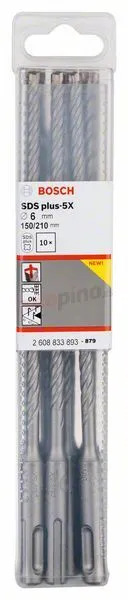 Brocas Para Taladro Percutor SDS-plus-5X Bosch 2608833893 » Rotopino.es