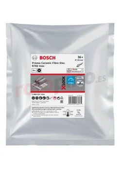 Disco De Fibra X-Lock 125mm G36 25 Uds. Bosch » Rotopino.es -Ofertas Bosch Tienda disco de fibra x lock 125mm g36 25 uds bosch 77291