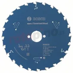 Disco De Sierra Circular 190x30mm T24 Bosch Expert For Construct Wood » Rotopino.es