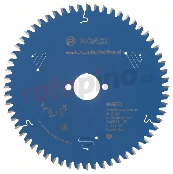 Disco De Sierra Circular 190x30mm T60 Bosch Expert For Laminated Panel » Rotopino.es 3 Disco De Sierra Circular 190x30mm T60 Bosch Expert For Laminated Panel » Rotopino.es