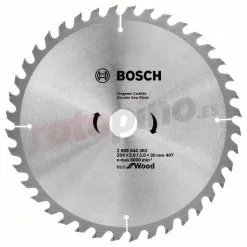 Disco De Sierra ECO Optiline Wood 254x30mm T40 Bosch » Rotopino.es