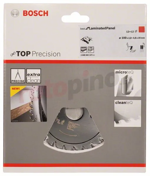 Hoja De Rayado Previo Top Precision Laminated Panel 100x20mm T24 Bosch » Rotopino.es 4 Hoja De Rayado Previo Top Precision Laminated Panel 100x20mm T24 Bosch » Rotopino.es - Imagen 2