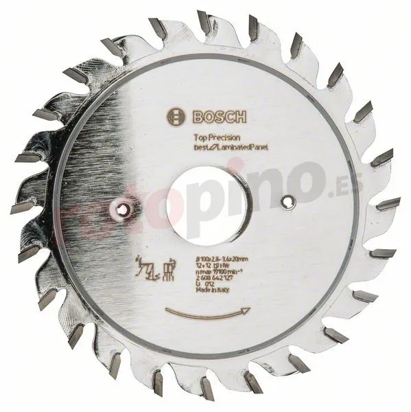 Hoja De Rayado Previo Top Precision Laminated Panel 100x20mm T24 Bosch » Rotopino.es 3 Hoja De Rayado Previo Top Precision Laminated Panel 100x20mm T24 Bosch » Rotopino.es