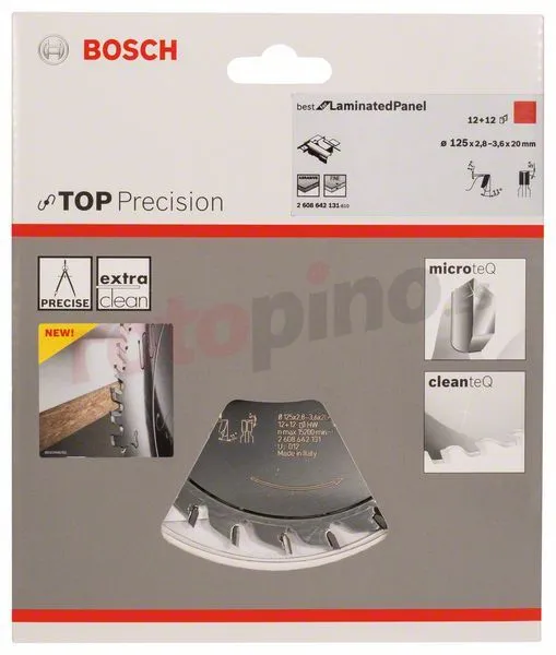 Hoja De Rayado Previo Top Precision Laminated Panel 125x20mm T24 Bosch » Rotopino.es 4 Hoja De Rayado Previo Top Precision Laminated Panel 125x20mm T24 Bosch » Rotopino.es - Imagen 2