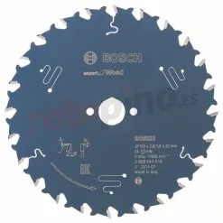 Hoja De Sierra Circular 160x20x2,6mm Z24 Bosch Expert For Wood » Rotopino.es
