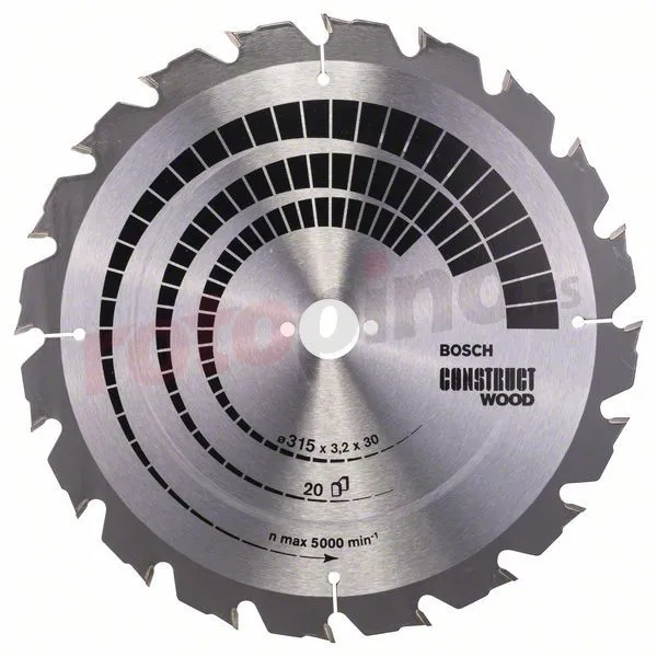 Hoja De Sierra Circular Construct Wood 315x30mm T20 Bosch 2608640691 » Rotopino.es 3 Hoja De Sierra Circular Construct Wood 315x30mm T20 Bosch 2608640691 » Rotopino.es