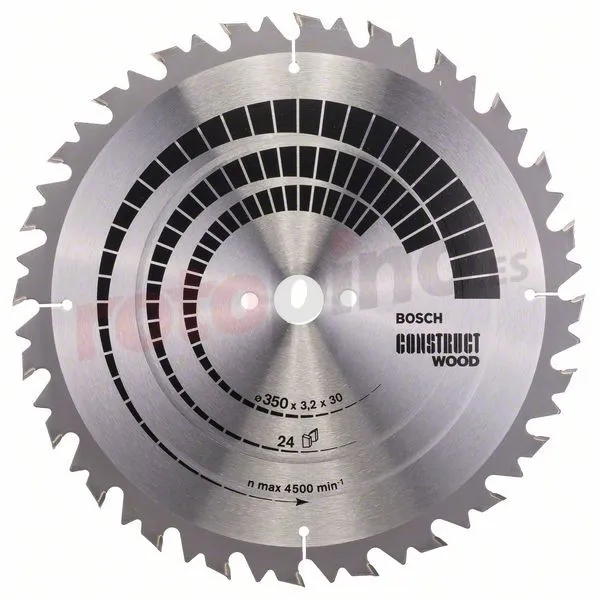 Hoja De Sierra Circular Construct Wood 350x30mm T24 Bosch 2608640702 » Rotopino.es 3 Hoja De Sierra Circular Construct Wood 350x30mm T24 Bosch 2608640702 » Rotopino.es