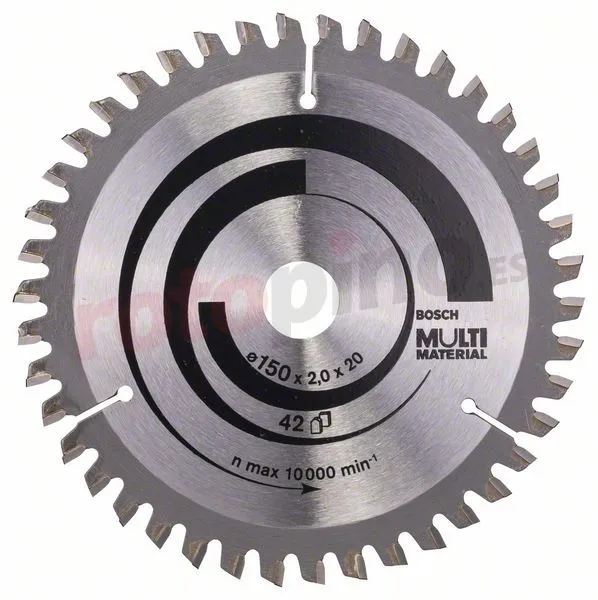 Hoja De Sierra Circular Multi Material 150x20/16mm T42 Bosch » Rotopino.es 3 Hoja De Sierra Circular Multi Material 150x20/16mm T42 Bosch » Rotopino.es