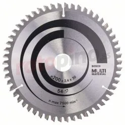 Hoja De Sierra Circular Multi Material 200x30mm T54 Bosch » Rotopino.es