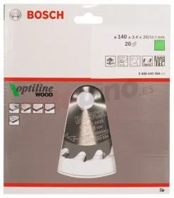 Hoja De Sierra Circular Optiline Wood 140x20/12,7mm T20 Bosch » Rotopino.es 7 Hoja De Sierra Circular Optiline Wood 140x20/12,7mm T20 Bosch » Rotopino.es -Ofertas Bosch Tienda hoja de sierra circular optiline wood 140x20 12 7mm t20 bosch 28371