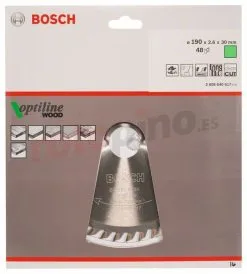Hoja De Sierra Circular Optiline Wood 190x30mm T48 Bosch 2608640617 » Rotopino.es -Ofertas Bosch Tienda hoja de sierra circular optiline wood 190x30mm t48 bosch 2608640617 28435