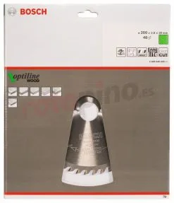 Hoja De Sierra Circular Optiline Wood 200x30mm T48 Bosch Optiline Wood » Rotopino.es -Ofertas Bosch Tienda hoja de sierra circular optiline wood 200x30mm t48 bosch optiline wood 28545