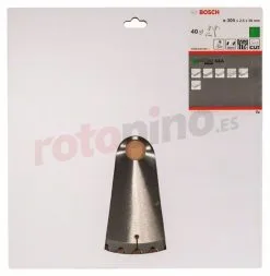 Hoja De Sierra Circular Optiline Wood 305x30mm T40 Bosch » Rotopino.es -Ofertas Bosch Tienda hoja de sierra circular optiline wood 305x30mm t40 bosch 28585