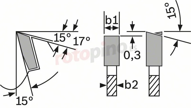 Hoja De Sierra Circular Speedline Wood 190x20/16mm T24 Bosch » Rotopino.es 5 Hoja De Sierra Circular Speedline Wood 190x20/16mm T24 Bosch » Rotopino.es - Imagen 3