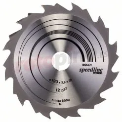 Hoja De Sierra Circular Speedline Wood 190x30mm T12 Bosch » Rotopino.es