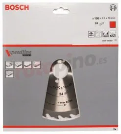Hoja De Sierra Circular Speedline Wood 190x30mm T24 Bosch » Rotopino.es -Ofertas Bosch Tienda hoja de sierra circular speedline wood 190x30mm t24 bosch 28407