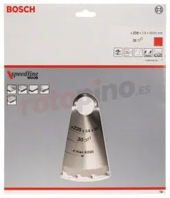 Hoja De Sierra Circular Speedline Wood 235x30/25mm T30 Bosch » Rotopino.es -Ofertas Bosch Tienda hoja de sierra circular speedline wood 235x30 25mm t30 bosch 28569