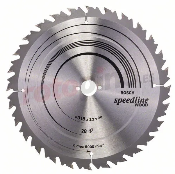 Hoja De Sierra Circular Speedline Wood 315x30mm T28 Bosch Speedline Wood » Rotopino.es 3 Hoja De Sierra Circular Speedline Wood 315x30mm T28 Bosch Speedline Wood » Rotopino.es