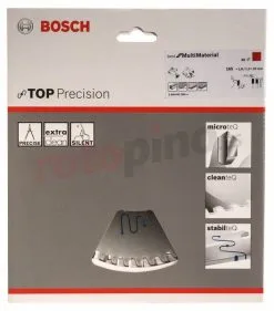 Hoja De Sierra Circular Top Precision Best For Multi Material 165x20mm T48 Bosch » Rotopino.es -Ofertas Bosch Tienda hoja de sierra circular top precision best for multi material 165x20mm t48 bosch 28629