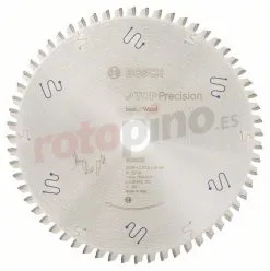 Hoja De Sierra Circular Top Precision Best For Wood 254x30mm T60 Bosch » Rotopino.es