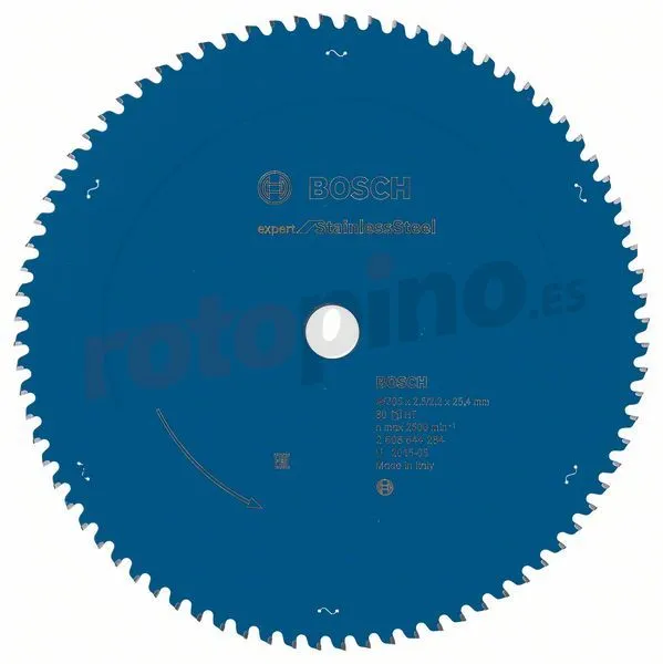 Hoja De Sierra De Acero Inoxidable Expert For Stainless Steel 305x25,4mm T80 Bosch » Rotopino.es 3 Hoja De Sierra De Acero Inoxidable Expert For Stainless Steel 305x25,4mm T80 Bosch » Rotopino.es