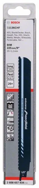 Hoja De Sierra De Sable S 1136 CHF Bosch » Rotopino.es