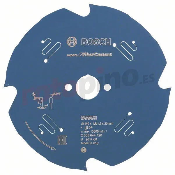 Hoja De Sierra Expert For Fiber Cement 140x20mm Z4 Bosch » Rotopino.es 3 Hoja De Sierra Expert For Fiber Cement 140x20mm Z4 Bosch » Rotopino.es