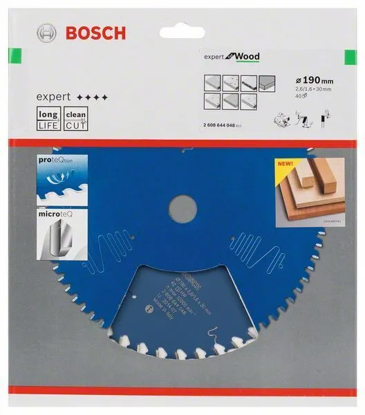 Hoja De Sierra Expert For Wood 190x30mm Z40 Bosch 2608644048 » Rotopino.es 4 Hoja De Sierra Expert For Wood 190x30mm Z40 Bosch 2608644048 » Rotopino.es - Imagen 2