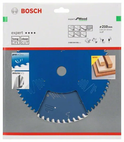 Hoja De Sierra Expert For Wood 210x30mm Z56 Bosch 2608644061 » Rotopino.es 4 Hoja De Sierra Expert For Wood 210x30mm Z56 Bosch 2608644061 » Rotopino.es - Imagen 2