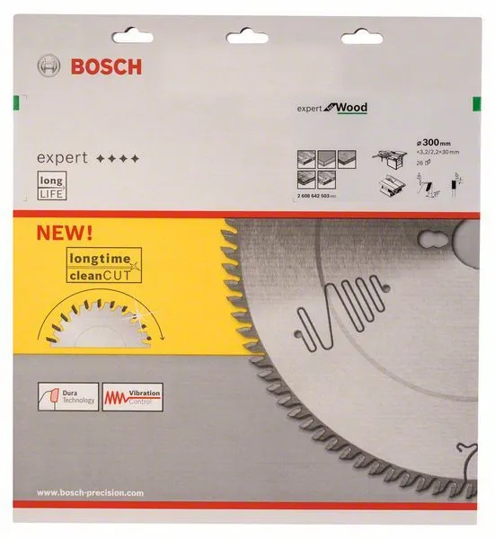 Hoja De Sierra Expert For Wood 300x30mm Z26 Bosch » Rotopino.es 4 Hoja De Sierra Expert For Wood 300x30mm Z26 Bosch » Rotopino.es - Imagen 2