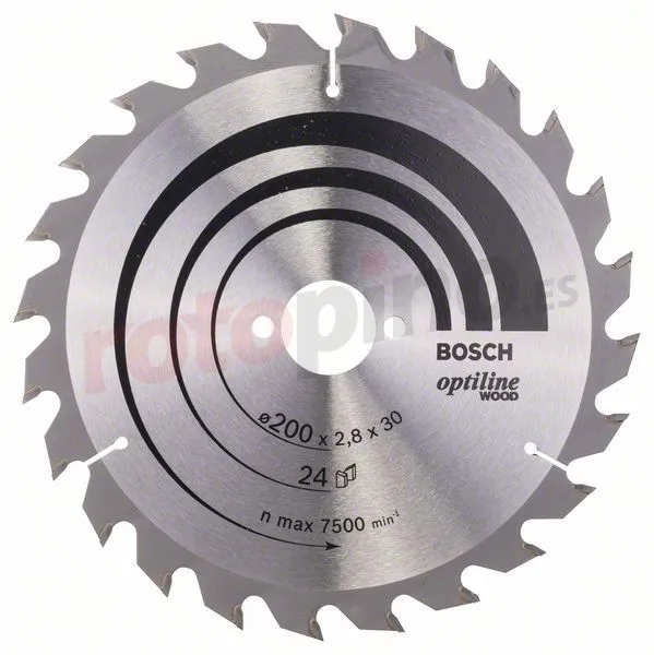 Hoja De Sierra Optiline Wood 200x30mm T24 Bosch » Rotopino.es 3 Hoja De Sierra Optiline Wood 200x30mm T24 Bosch » Rotopino.es
