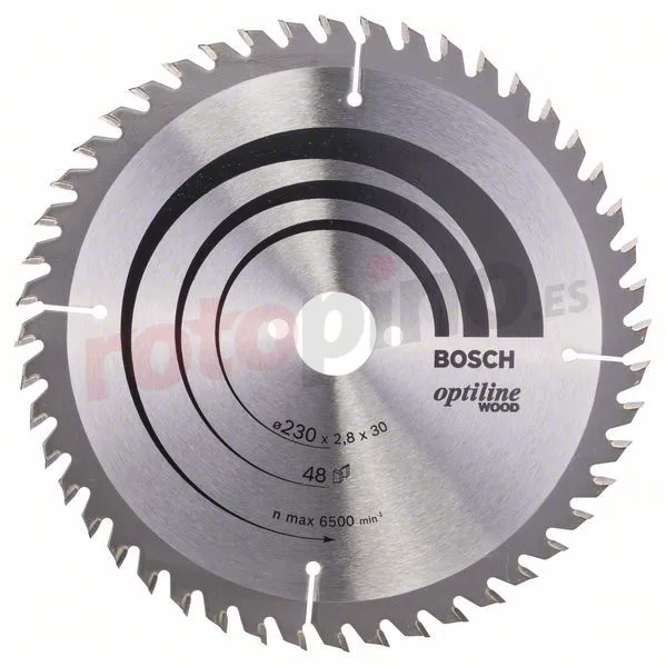 Hoja De Sierra Optiline Wood 230x30mm T48 Bosch » Rotopino.es 3 Hoja De Sierra Optiline Wood 230x30mm T48 Bosch » Rotopino.es