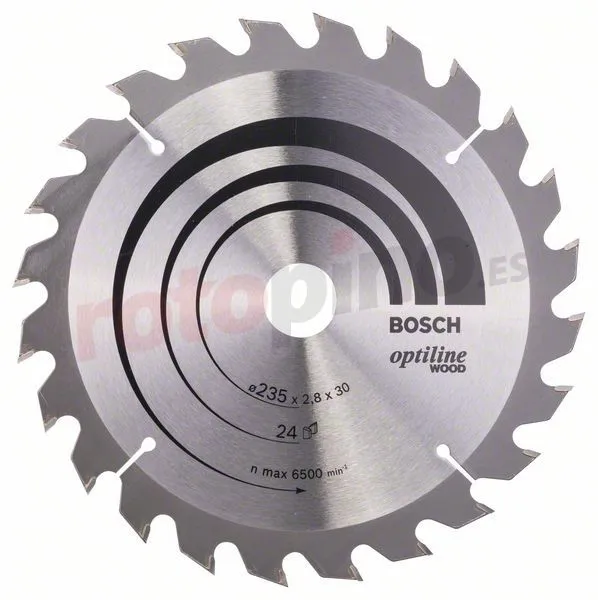 Hoja De Sierra Optiline Wood 235x30/25mm T24 Bosch » Rotopino.es 3 Hoja De Sierra Optiline Wood 235x30/25mm T24 Bosch » Rotopino.es