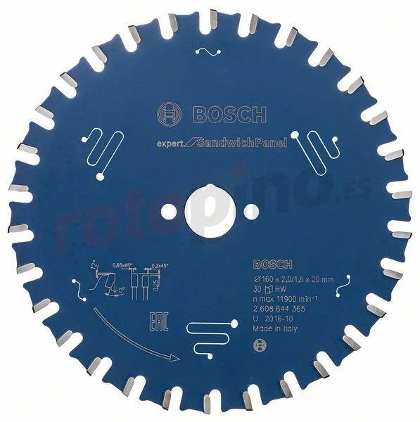 Hojas De Sierra 160x20mm T30 Bosch Expert For Sandwich Panel » Rotopino.es 3 Hojas De Sierra 160x20mm T30 Bosch Expert For Sandwich Panel » Rotopino.es