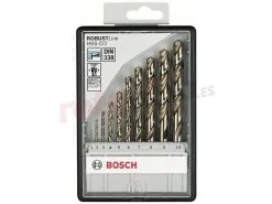 Juego De 10 Brocas Para Metal Robust Line HSS-Co Bosch » Rotopino.es