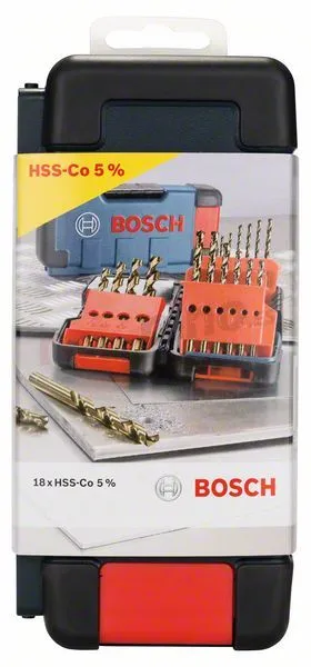 Juego De Brocas De Metal HSS-Co Toughbox De 18 Piezas, DIN 338, 135 ° Bosch » Rotopino.es 3 Juego De Brocas De Metal HSS-Co Toughbox De 18 Piezas, DIN 338, 135 ° Bosch » Rotopino.es