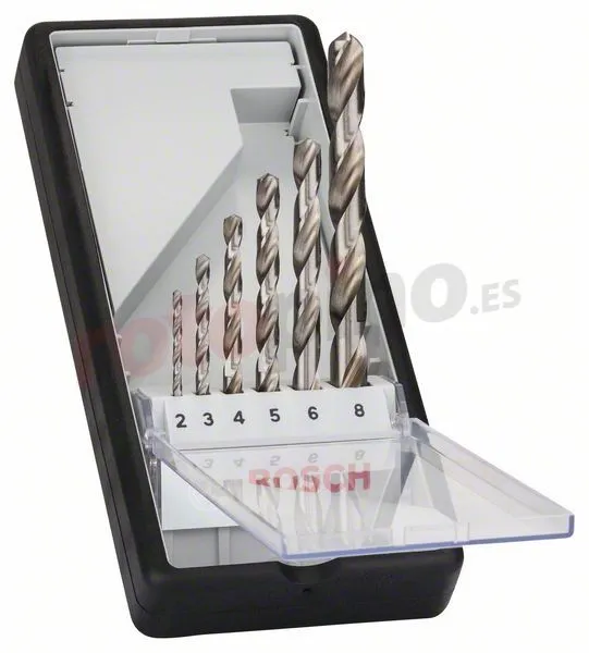 Juego De Brocas Para Metal De 6 Piezas HSS-G Robust Line, 135 ° Bosch » Rotopino.es 4 Juego De Brocas Para Metal De 6 Piezas HSS-G Robust Line, 135 ° Bosch » Rotopino.es - Imagen 2