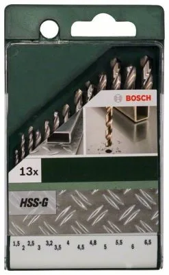 Juego De Brocas Para Metal HSS-G De 13 Piezas Bosch » Rotopino.es -Ofertas Bosch Tienda juego de brocas para metal hss g de 13 piezas bosch 104683
