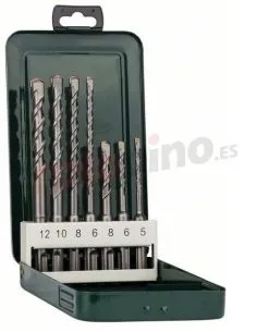 Juego De Brocas SDS Plus 5,6,6,8,8,10,12mm Bosch » Rotopino.es