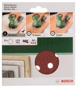 Juego De Papel De Lija De 5 Piezas Para Lijadoras Excéntricas G60 Bosch 2609256A23 » Rotopino.es -Ofertas Bosch Tienda juego de papel de lija de 5 piezas para lijadoras excentricas g60 bosch 2609256a23 104933