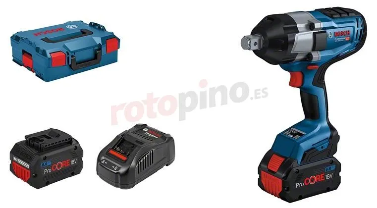 Llave De Impacto Bosch GDS 18V-1050 H 2x8.0Ah » Rotopino.es 3 Llave De Impacto Bosch GDS 18V-1050 H 2x8.0Ah » Rotopino.es