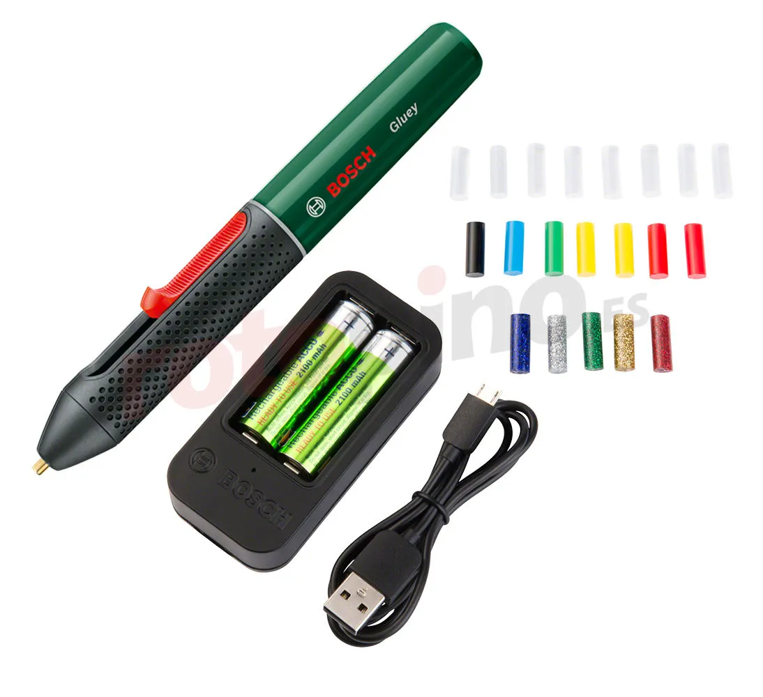 Pistola De Pegamento Bosch GLUEY Evergreen » Rotopino.es 3 Pistola De Pegamento Bosch GLUEY Evergreen » Rotopino.es