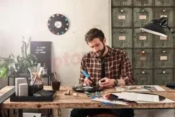 Pistola De Pegamento Bosch GLUEY Lagoon Blue » Rotopino.es -Ofertas Bosch Tienda pistola de pegamento bosch gluey lagoon blue 73056