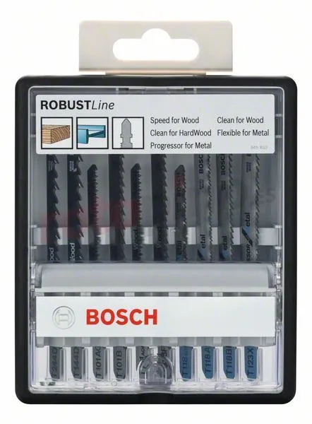 Set De 10 Hojas De Sierra De Calar Robust Line Wood And Metal, Vástago En T Bosch » Rotopino.es 4 Set De 10 Hojas De Sierra De Calar Robust Line Wood And Metal, Vástago En T Bosch » Rotopino.es - Imagen 2