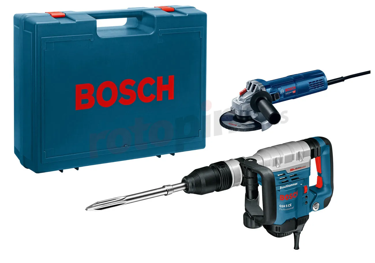 Kit: Set De Herramientas Bosch GSH 5 CE + GWS 9-125 » Rotopino.es 3 Kit: Set De Herramientas Bosch GSH 5 CE + GWS 9-125 » Rotopino.es