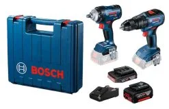 Set De Herramientas Eléctricas De 18V Bosch GDS18V-400/GSB18V-50 » Rotopino.es