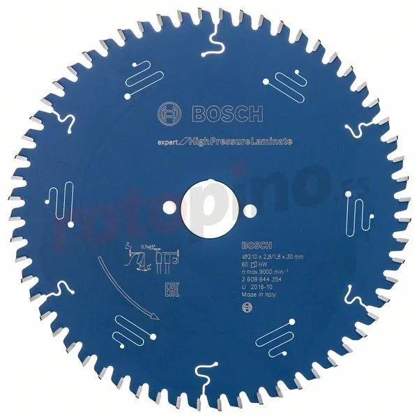 Sierra De Dientes 210x30mm Z60 Bosch Expert For High Pressure Laminate » Rotopino.es 3 Sierra De Dientes 210x30mm Z60 Bosch Expert For High Pressure Laminate » Rotopino.es