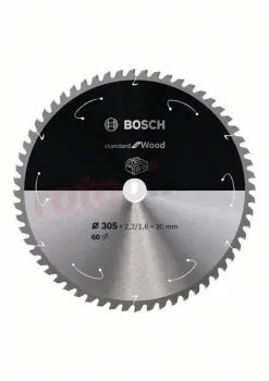 Sierra De Dientes 305x30mm, 60 Bosch Standard For Wood » Rotopino.es